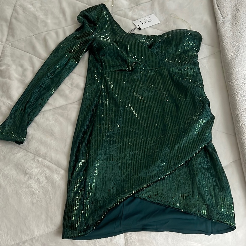 Beautiful green sequin dress